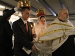 Венчание выпускника реабилитационного центра «Саперное» Сергия и его избранницы