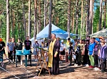 Иерей Александр Семенов совершил молебен на начало всякого доброго дела в детском лагере на Вуоксе