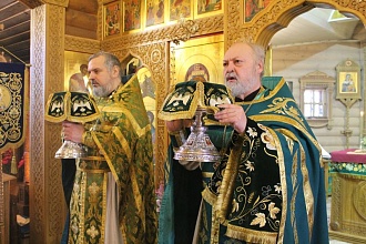 Праздник Входа Господня в Иерусалим молитвенно встретили в Саперном