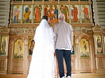 Венчание Романа и Марины в храме святителя Николая Чудотворца в п. Торфяное
