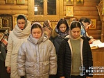 Праздник Введения во храм Пресвятой Богородицы молитвенно встретили в Саперном